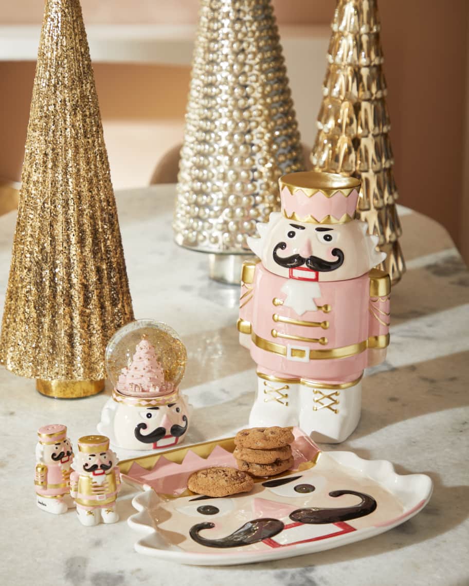 Image 2 of 4: Nutcracker Christmas Snow Globe 
