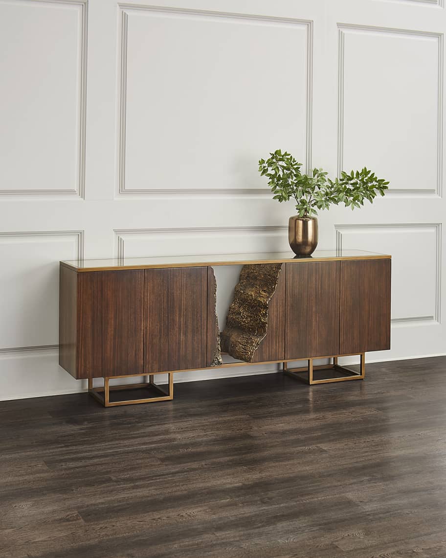 Image 3 of 6: Terra 4-Door Credenza