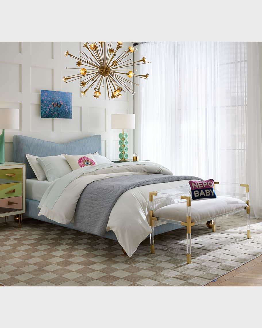 Image 2 of 5: Chevron King Bed