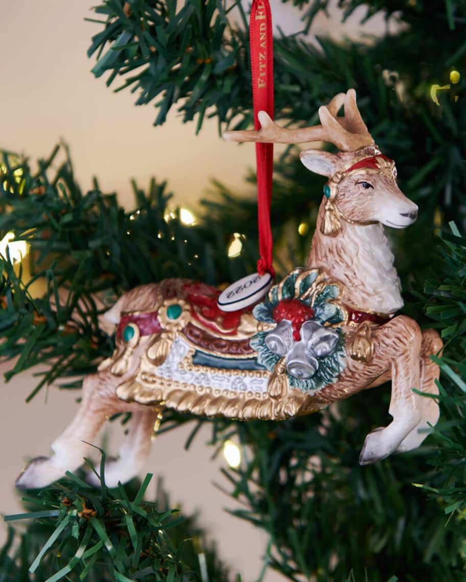 Fitz Floyd Deer | Holiday Ornament Horchow 2023 Noel &