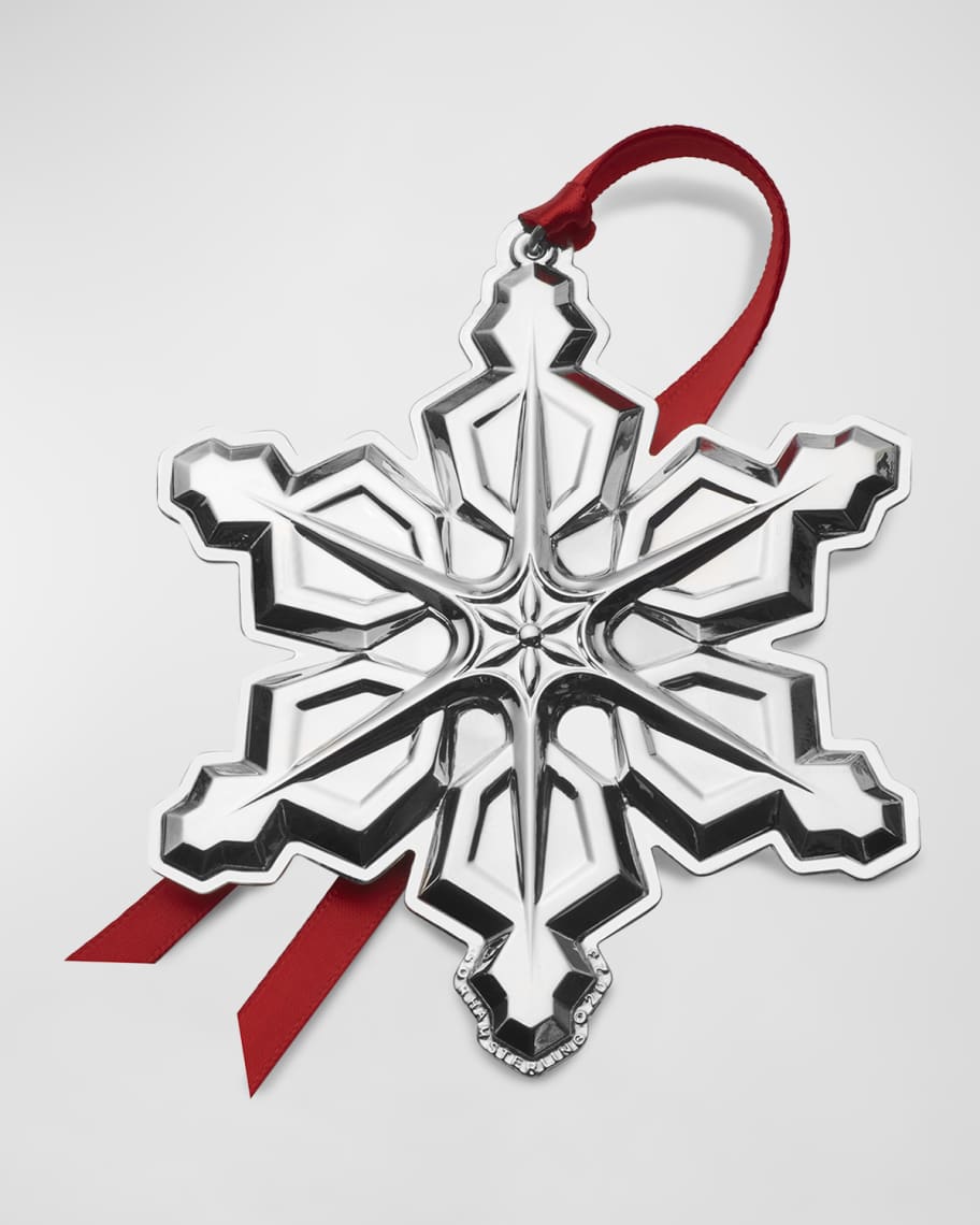 Gorham snowflake ornaments top
