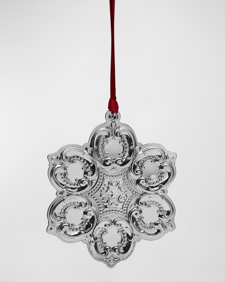 Sterling silver snowflake ornaments online