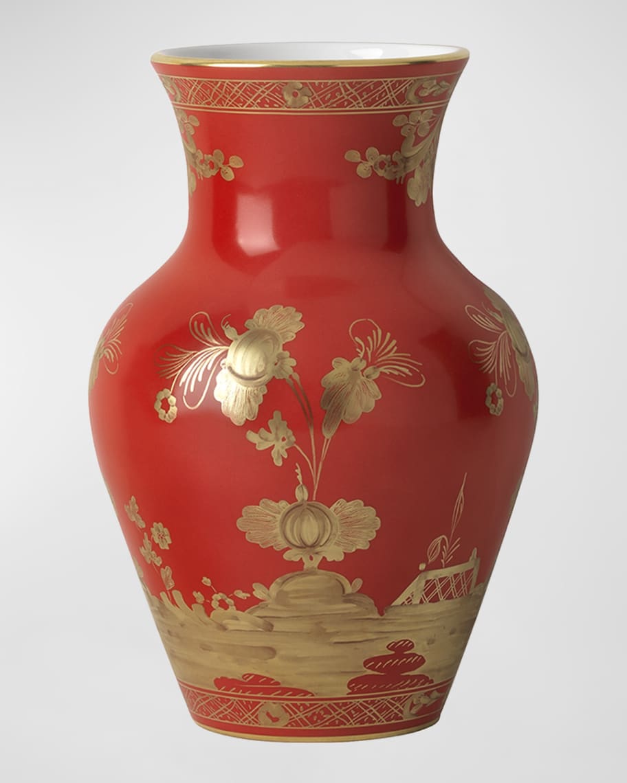 GINORI 1735 Red Oriente Italiano Ming Vase | Horchow