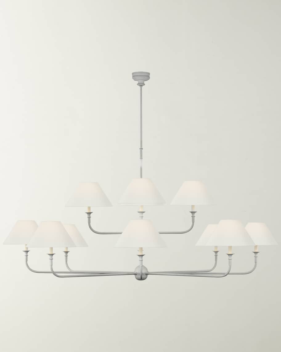 Visual Comfort Signature Piaf Oversized Two-Tier Chandelier by Thomas O'Brien | Horchow
