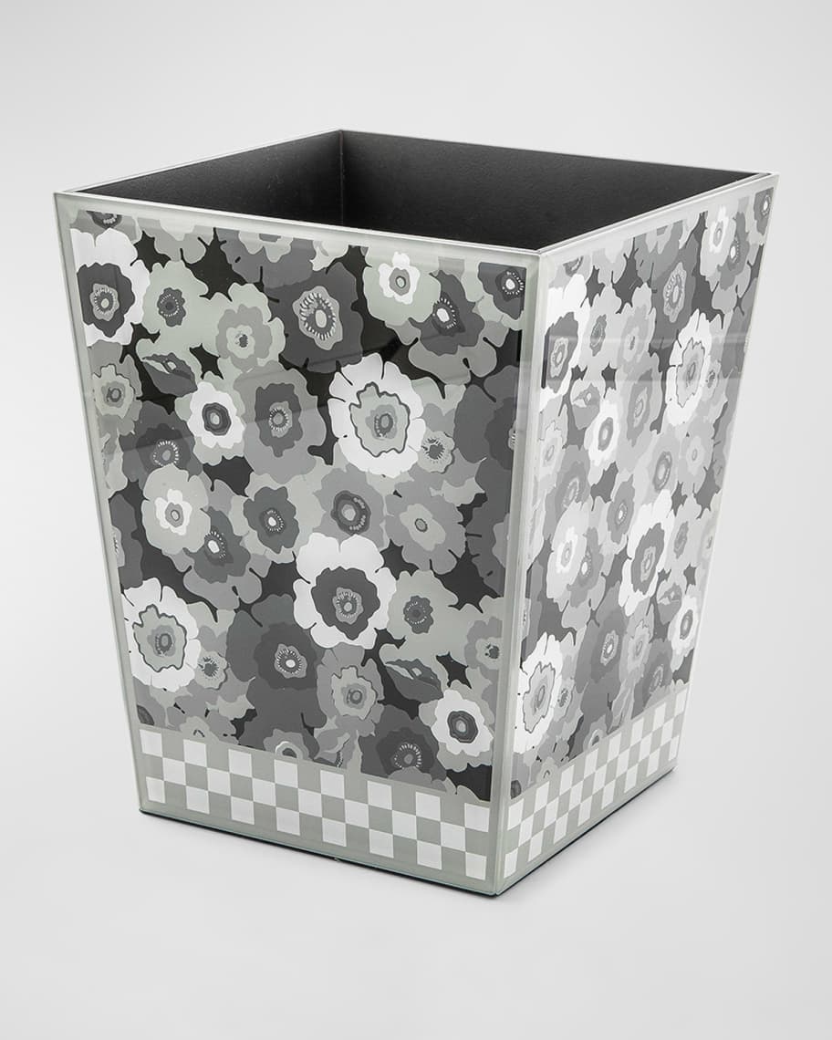 Image 1 of 2: Always Flowers Waste Bin