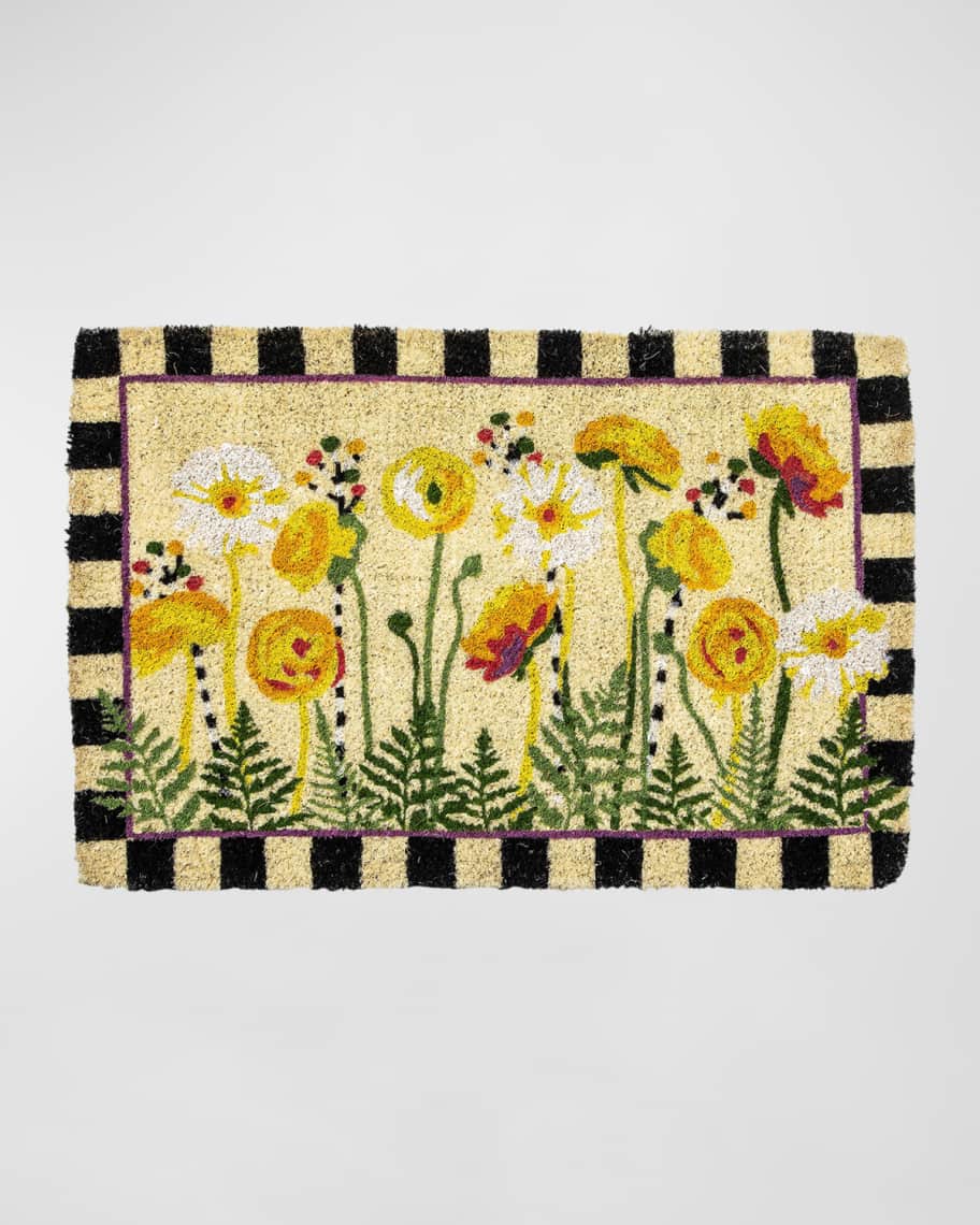 Image 1 of 2: Everything is Coming Up Daisies Entrance Mat