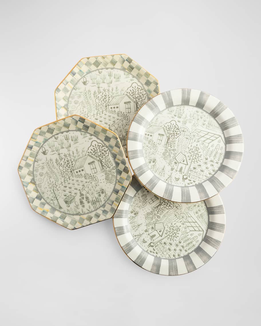 Image 2 of 3: Sterling Cottage Dessert Plates, Set of 4