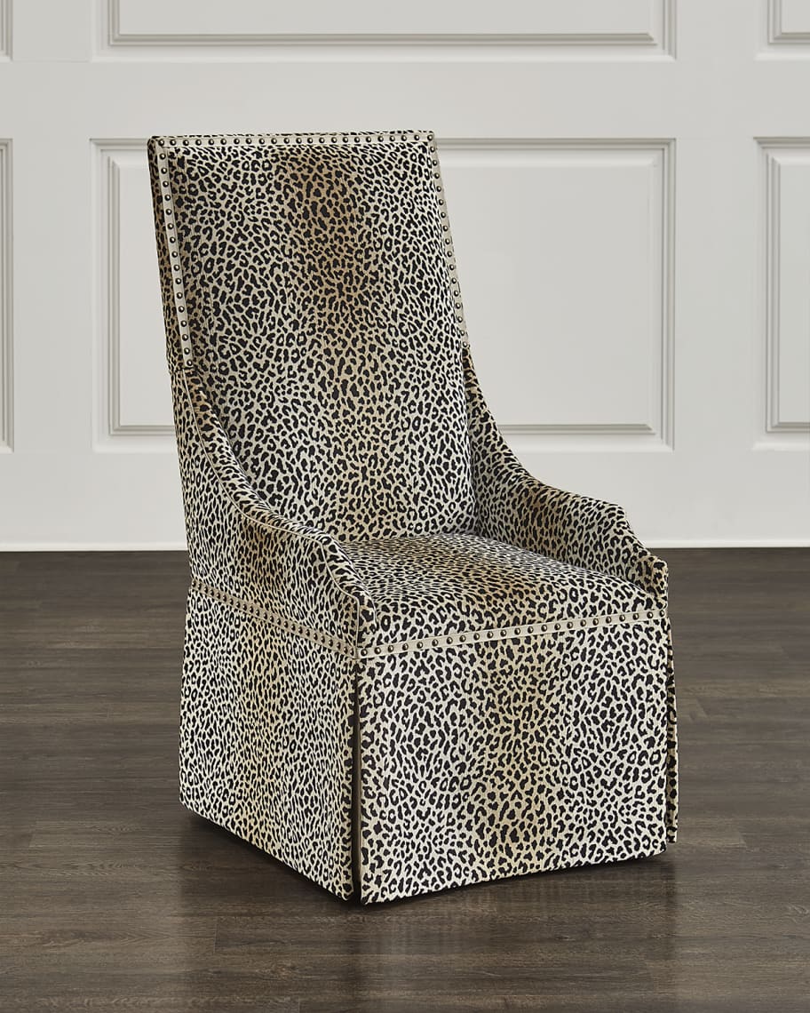 Zebra print cheap dining chairs