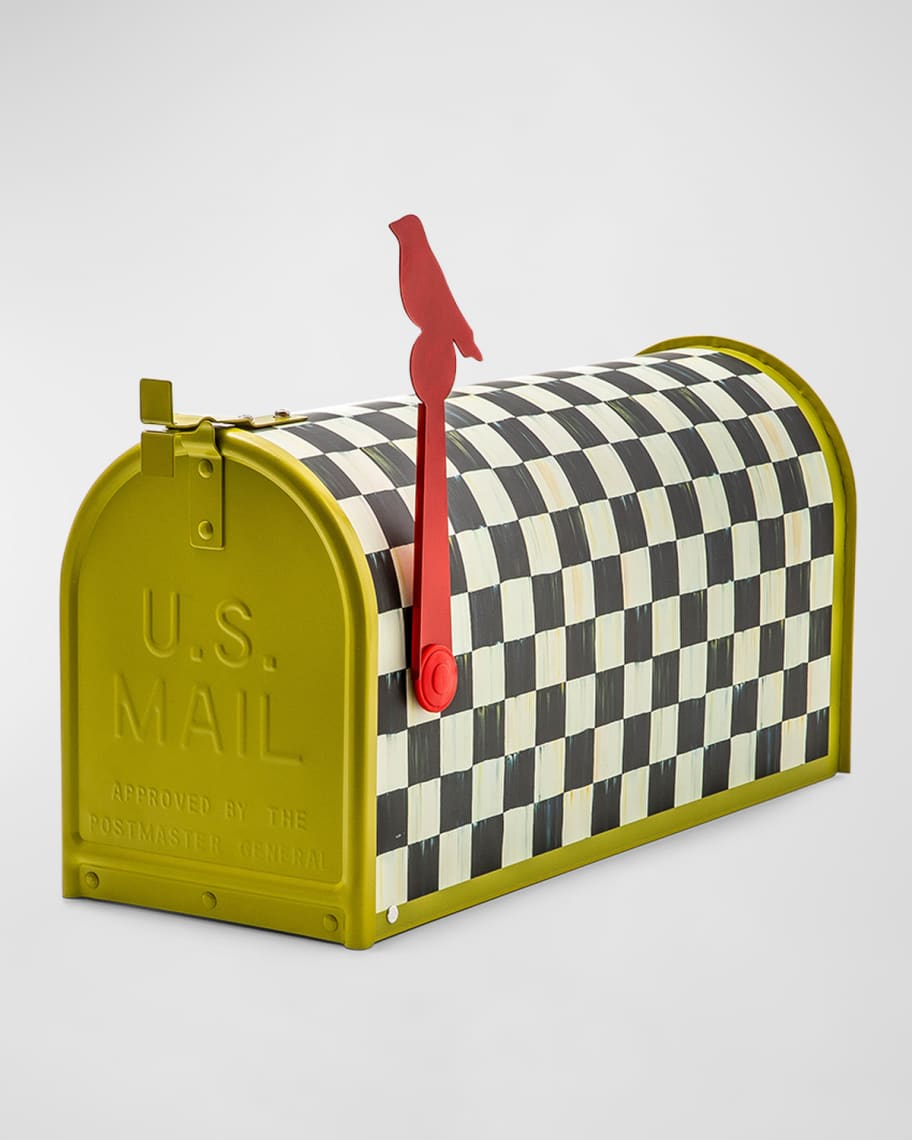 MacKenzie Childs Courtly Check Mailbox Horchow