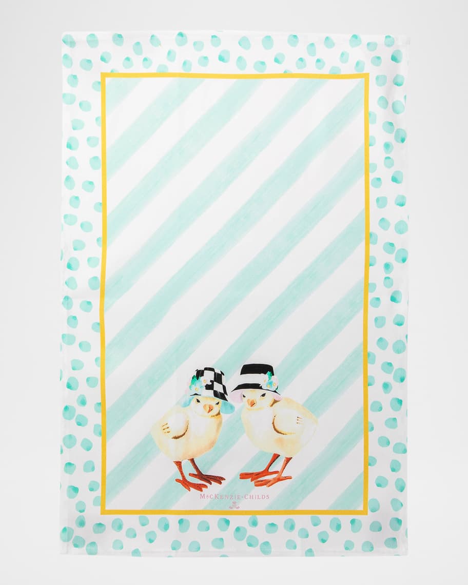 Image 2 of 2: Spring Chicks Dish Towel