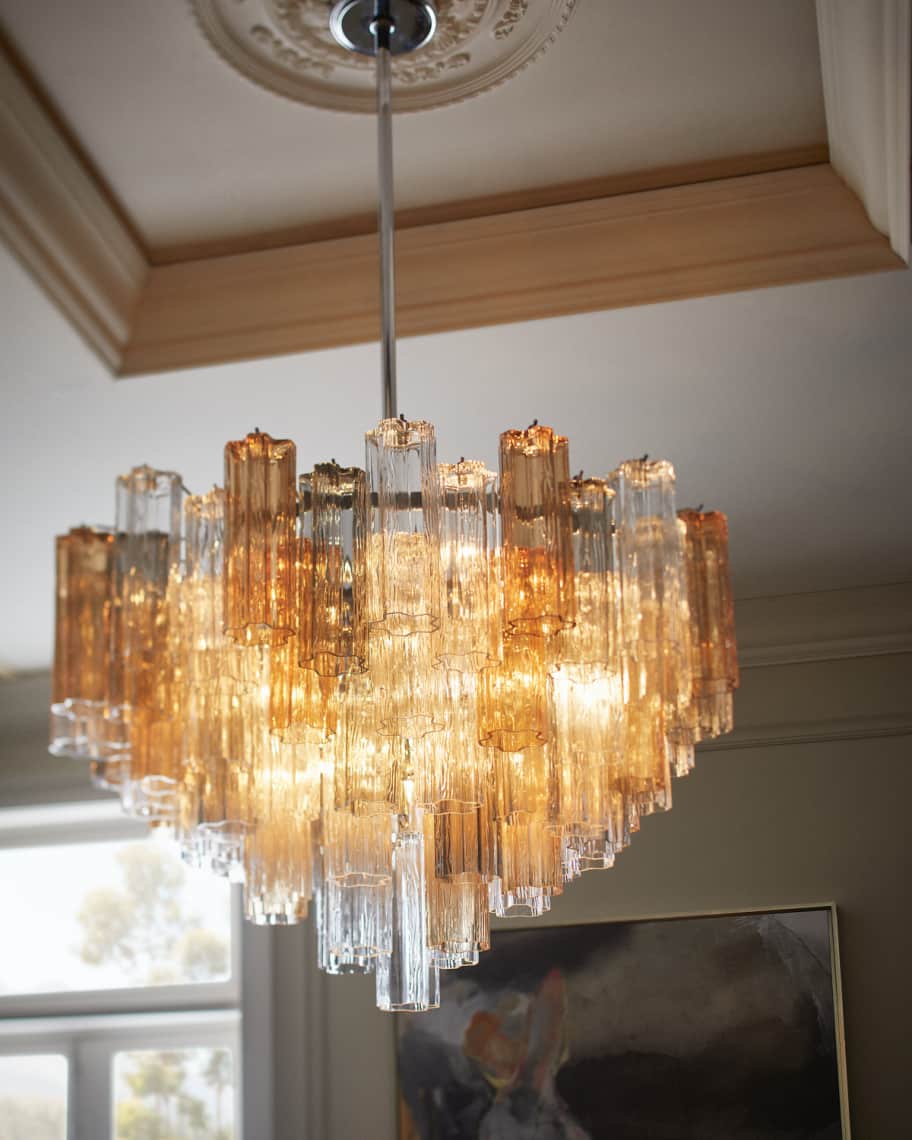 Image 2 of 6: Addis 16-Light Polished Chrome Chandelier 