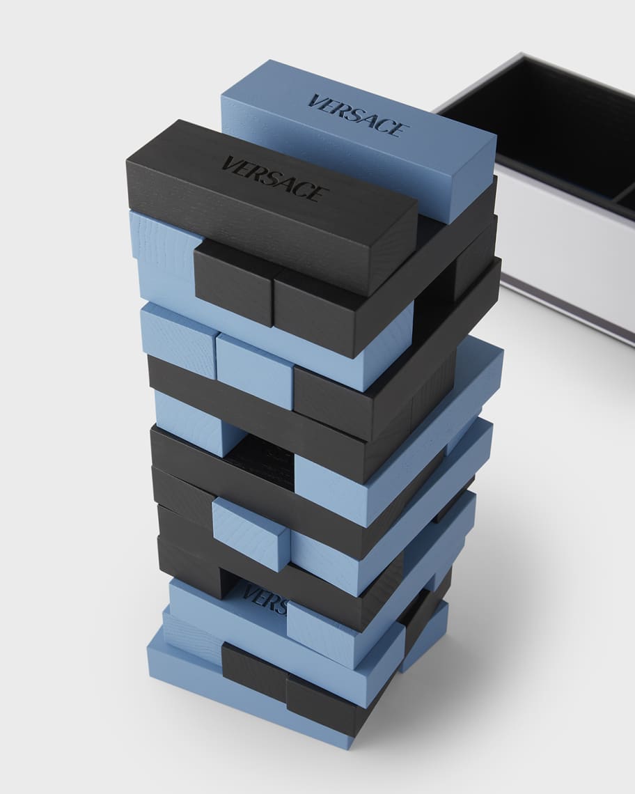 Image 1 of 4: Barocco Stacking Blocks Tower Set