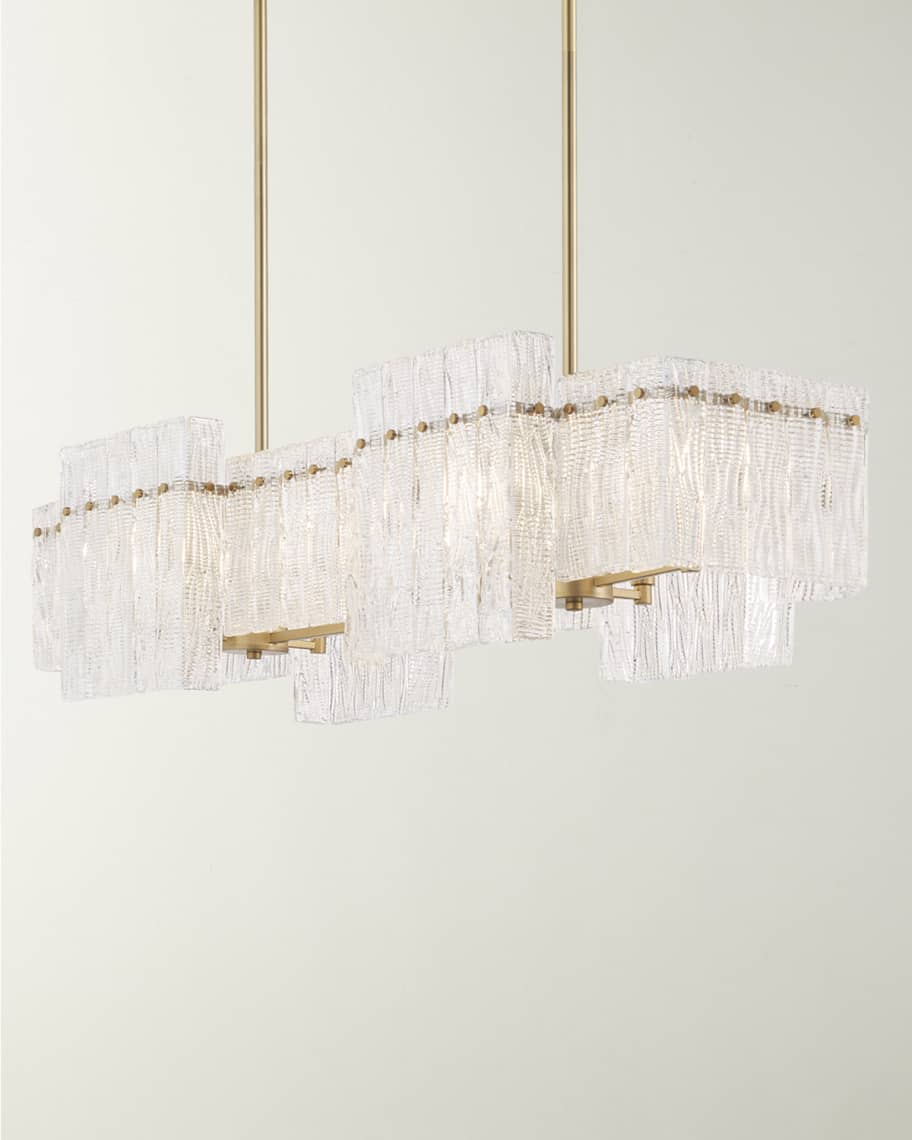 Image 3 of 3: Othello 8-Light Linear Chandelier 