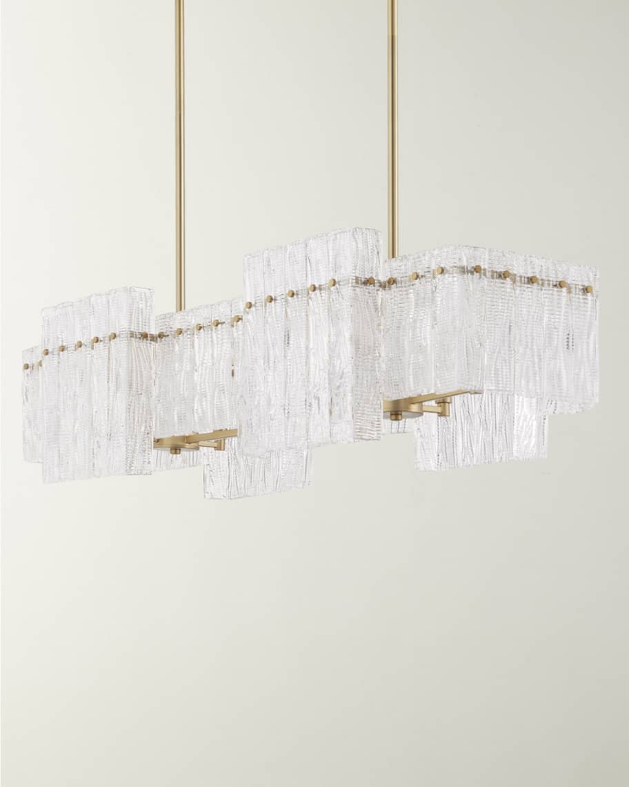 Image 1 of 3: Othello 8-Light Linear Chandelier 
