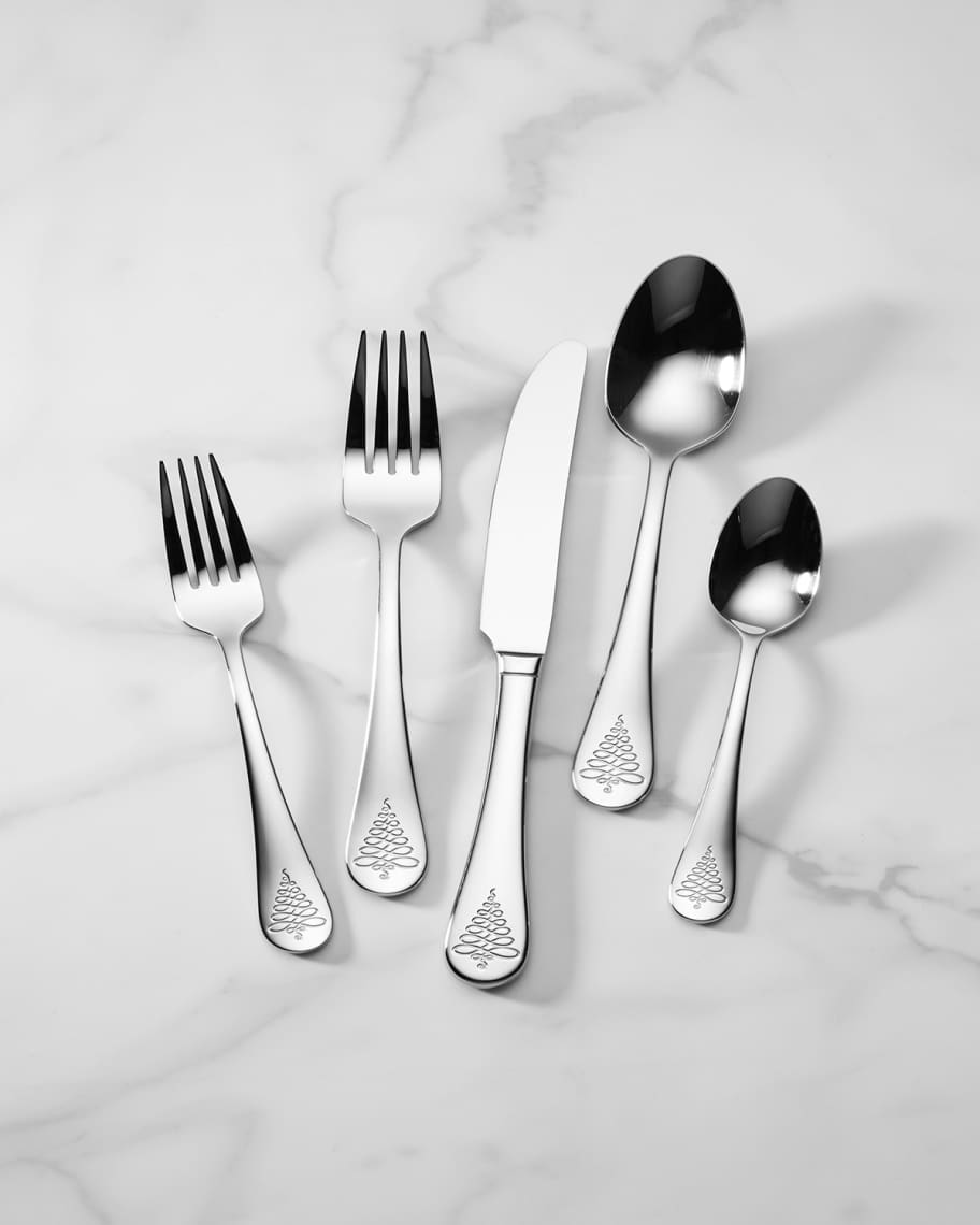 Image 3 of 5: Noella 65-Piece Flatware Set 