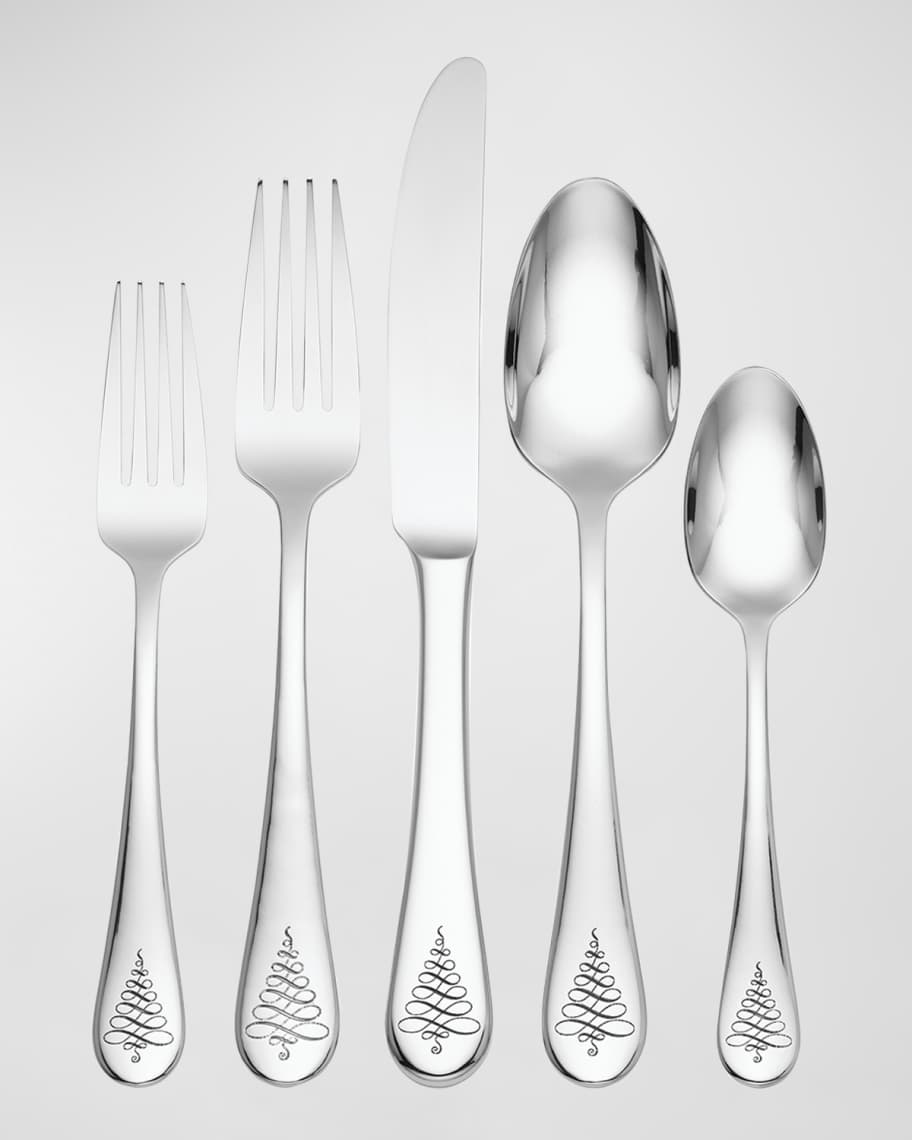 Image 1 of 5: Noella 65-Piece Flatware Set 