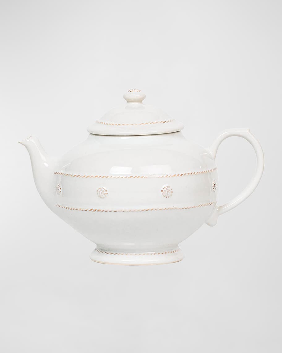 Image 1 of 5: Berry & Thread Whitewash Teapot 