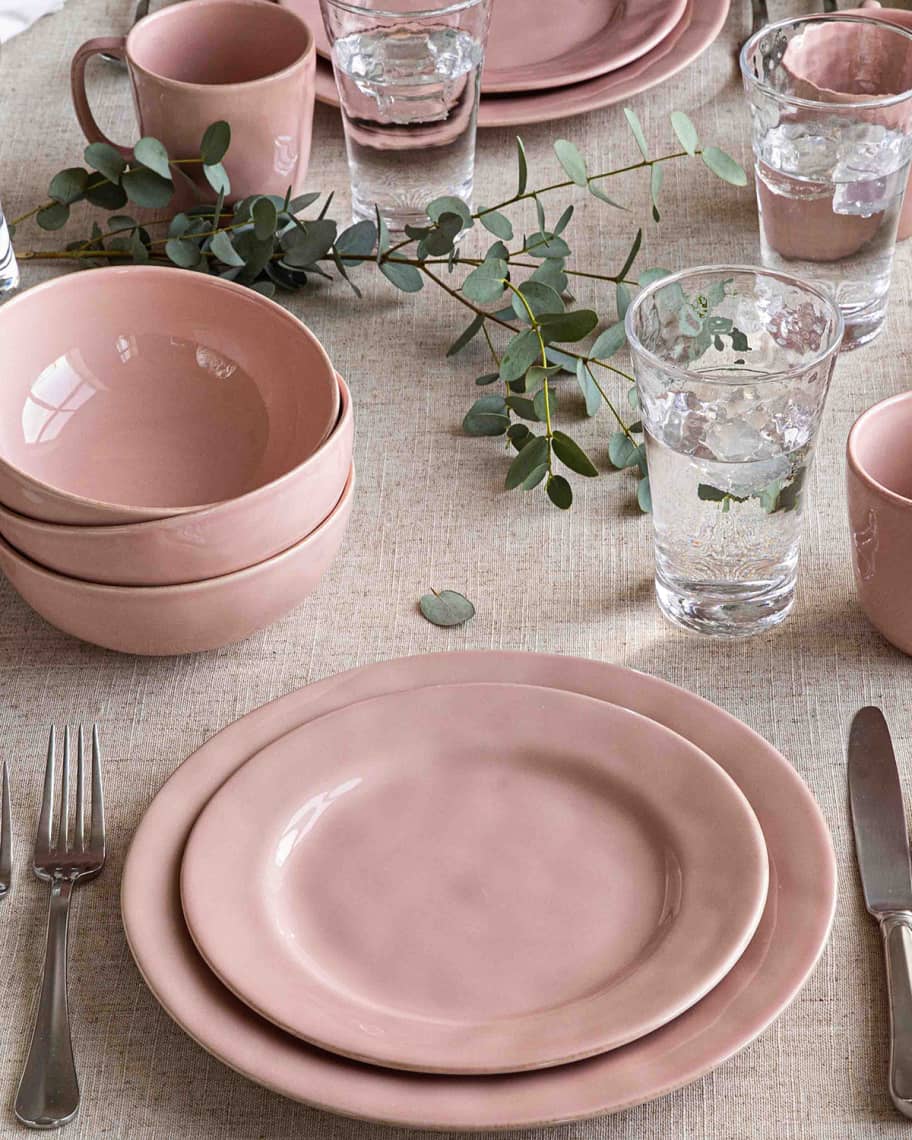 Image 2 of 5: Puro Blush 16-Piece Dinnerware Set 