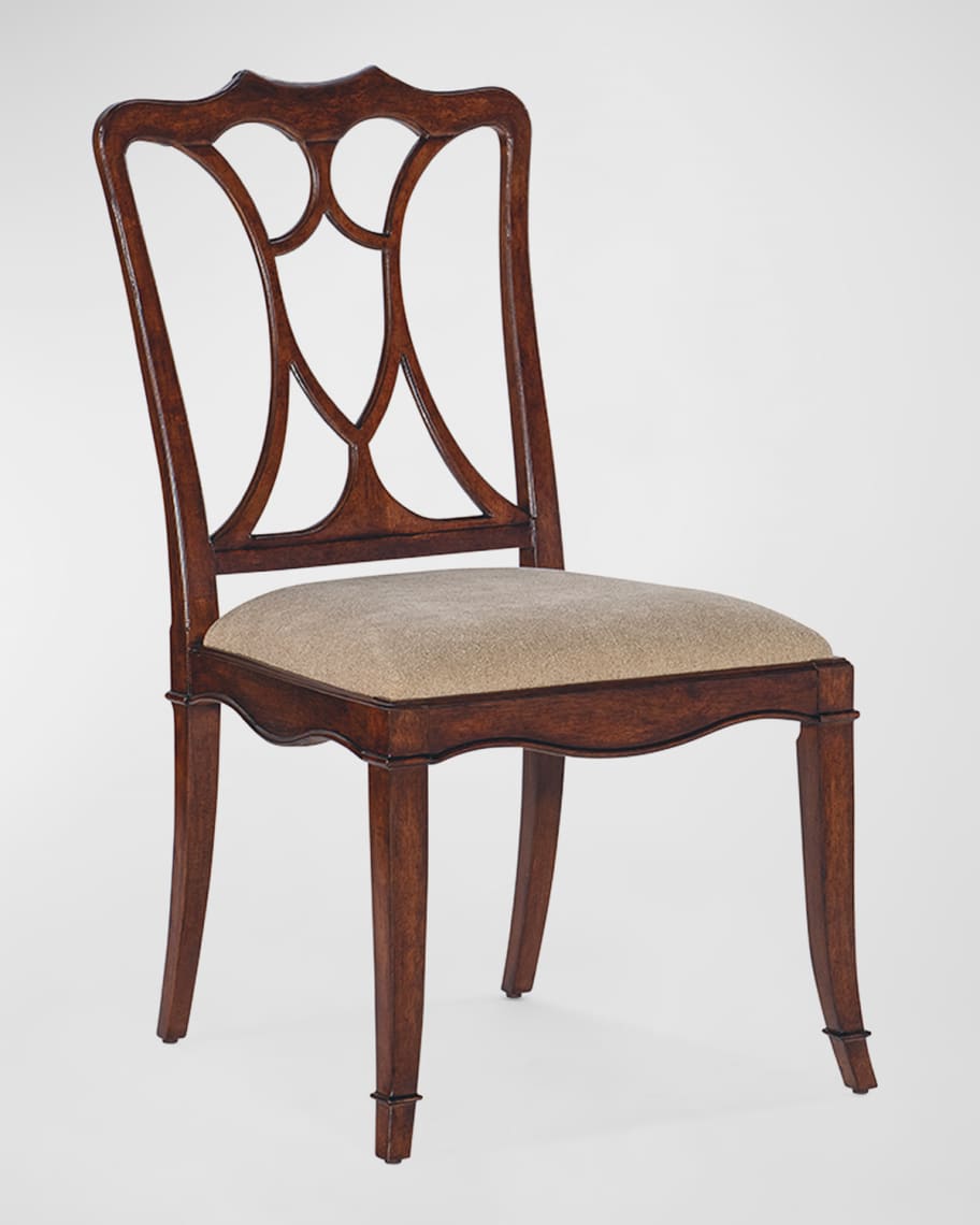 Image 1 of 4: Charleston Upholstered Dining Side Chairs, Set of 2