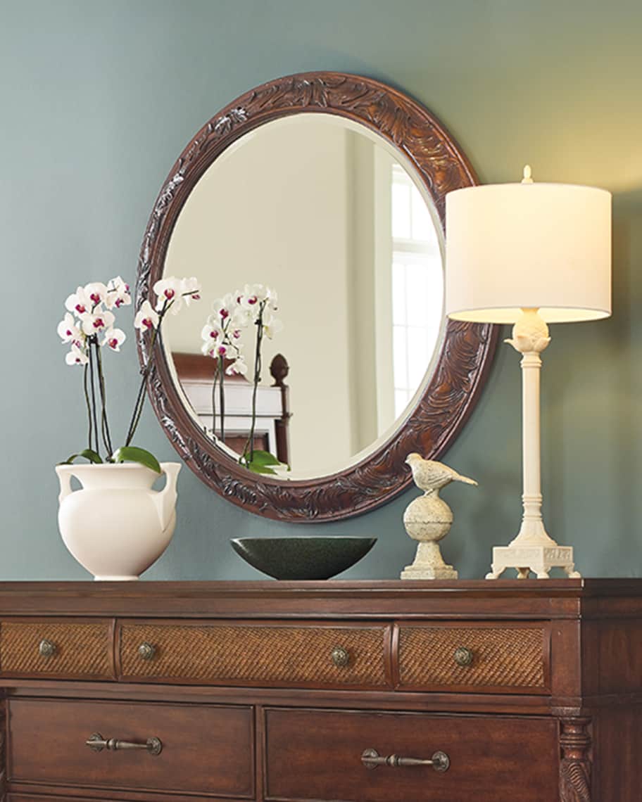 Image 3 of 3: Charleston 42" Round Mirror