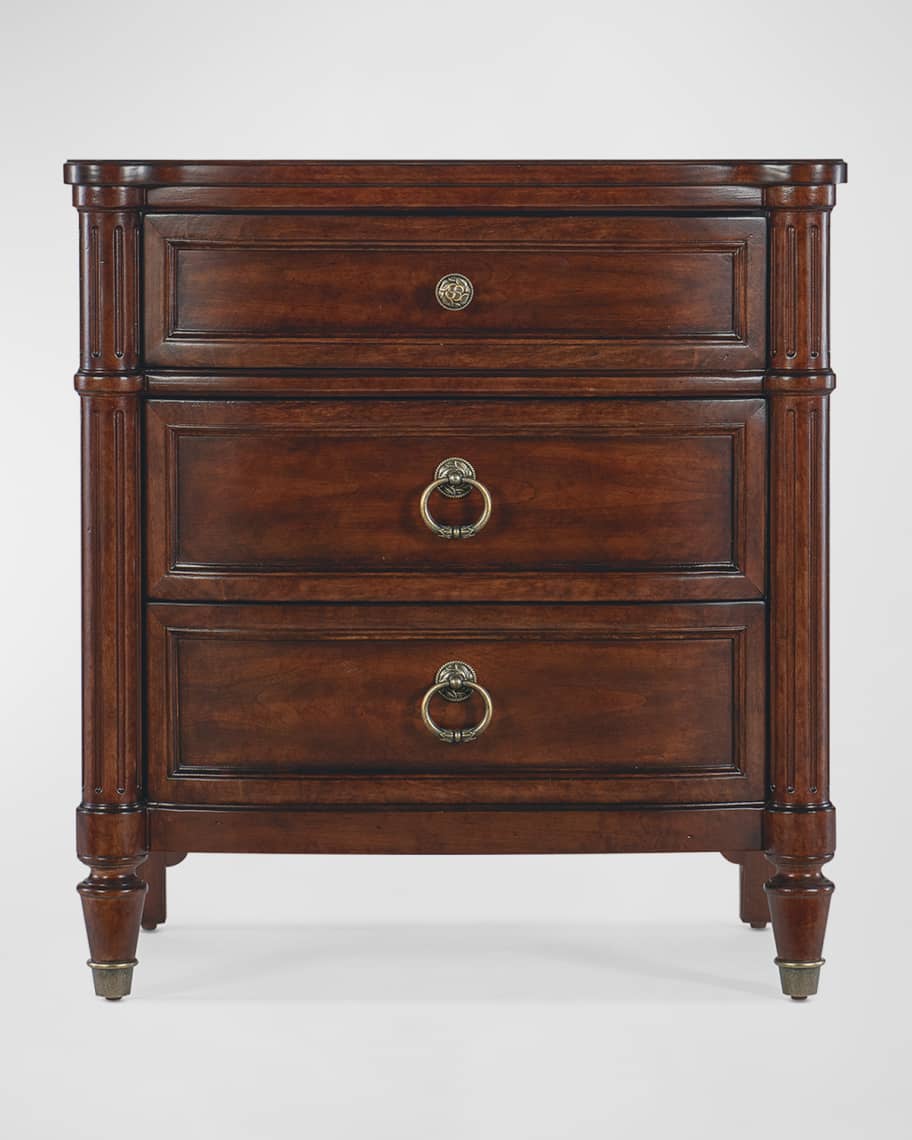Image 2 of 4: Charleston 3-Drawer Nightstand 