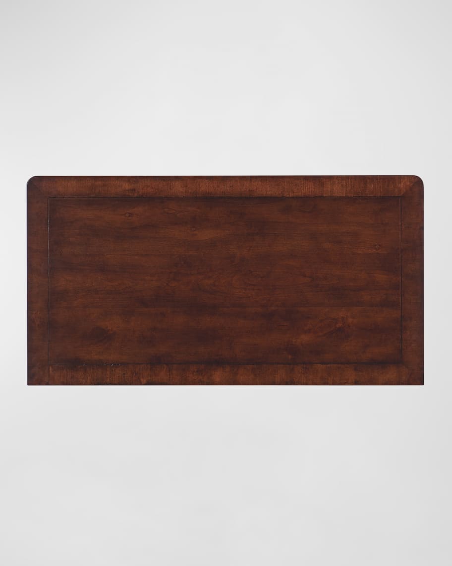 Image 3 of 5: Charleston Cherry & Walnut 3-Drawer Nightstand 
