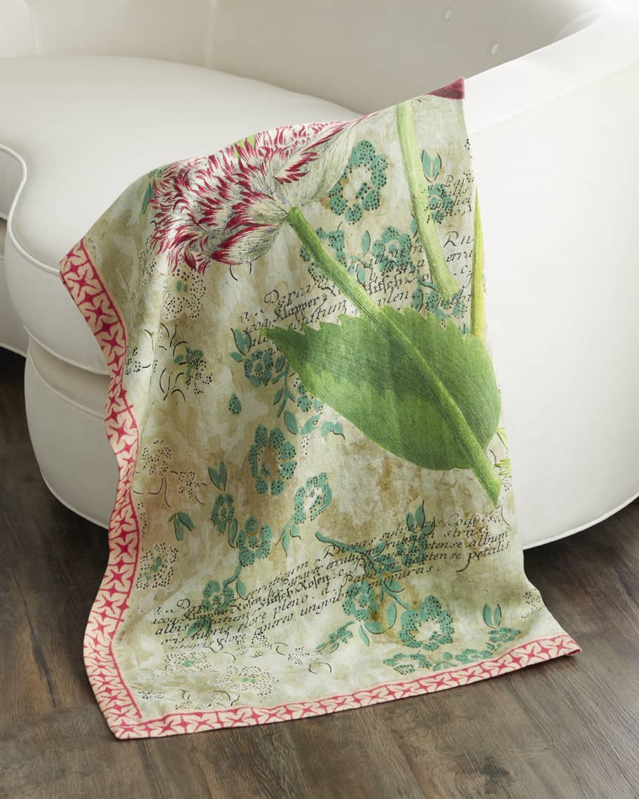 Image 1 of 2: Poppy Stud Throw Blanket 