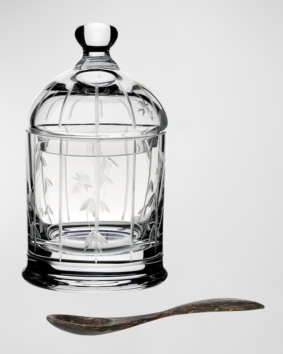 Image 2 of 2: Abby Honey Jar with Spoon, 8 oz.
