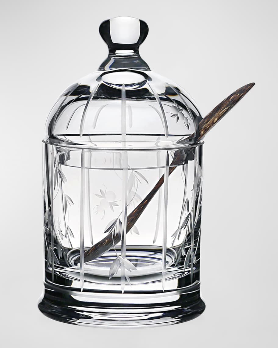 Image 1 of 2: Abby Honey Jar with Spoon, 8 oz.