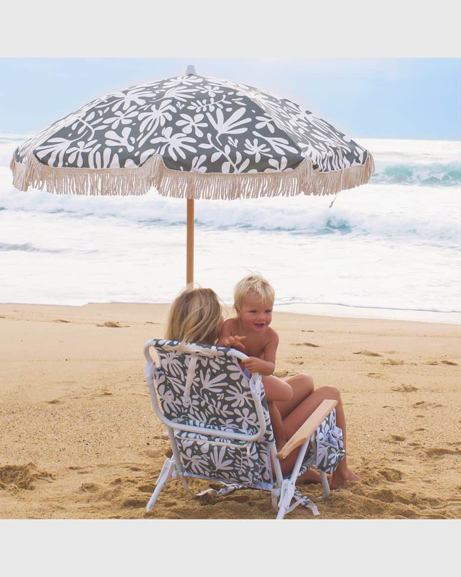 Image 1 of 6: Luxe Beach Umbrella
