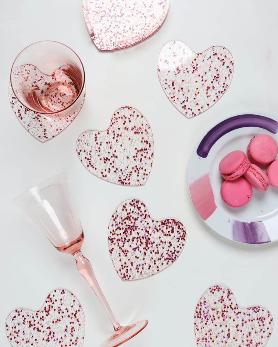 Image 3 of 3: Sweetheart Coasters, Set of 6