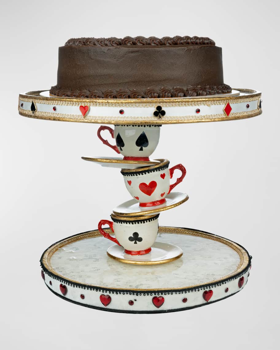 Katherine's Collection Topsy Turvy Teacup Cake Plate | Horchow