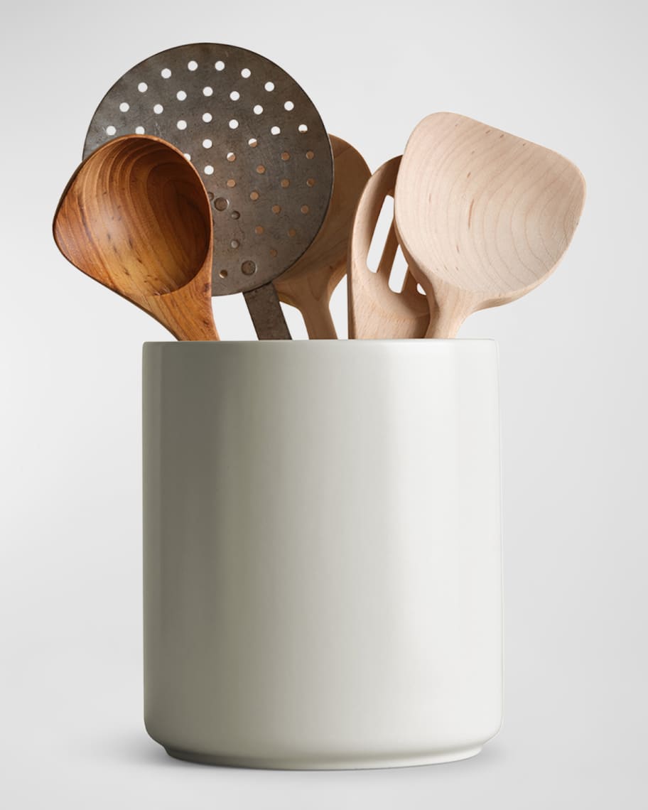 Image 2 of 3: Stone Utensil Crock 
