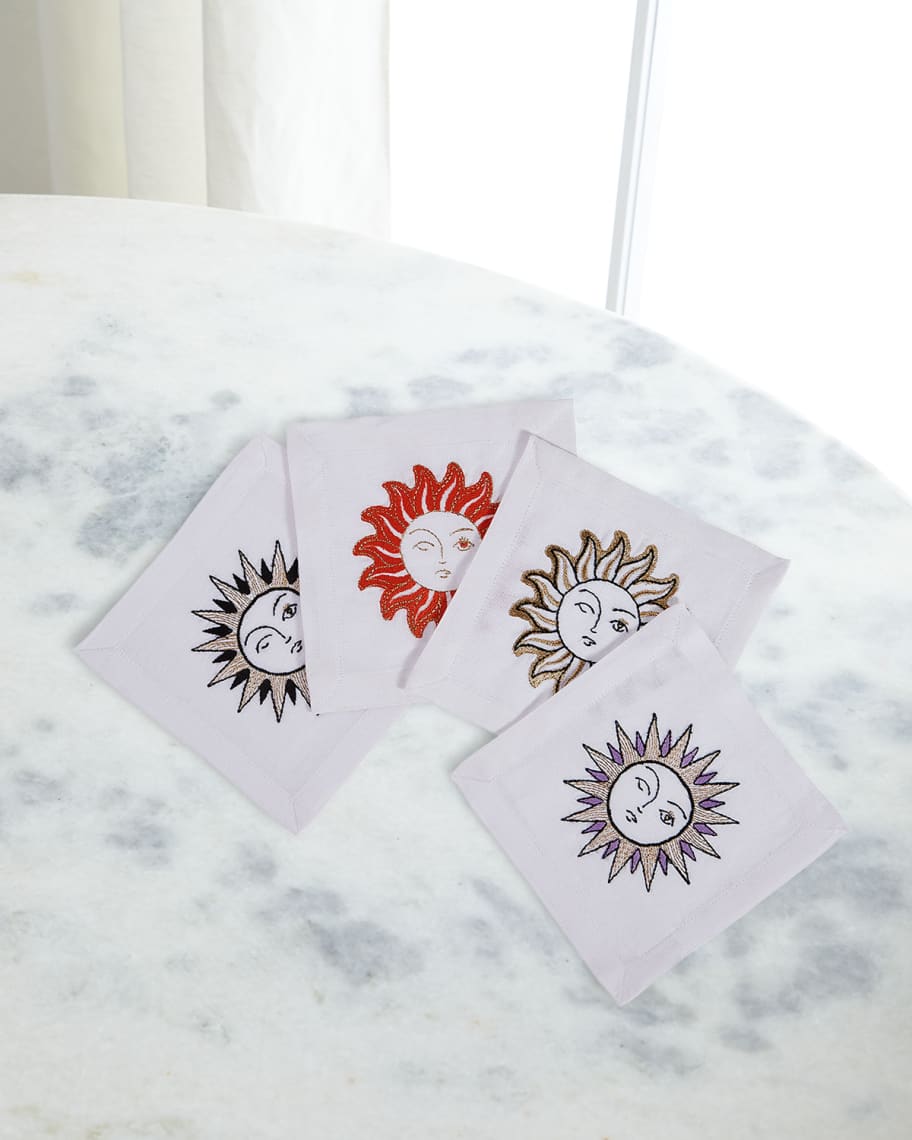 Image 1 of 2: Sun Cocktail Napkins, Set of 4