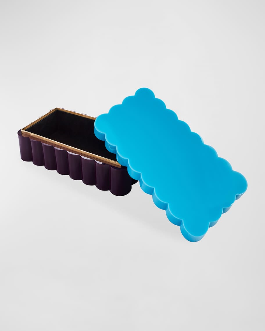 Image 2 of 2: Fleur Large Acrylic Box