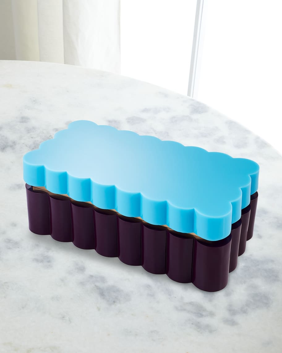 Image 1 of 2: Fleur Large Acrylic Box