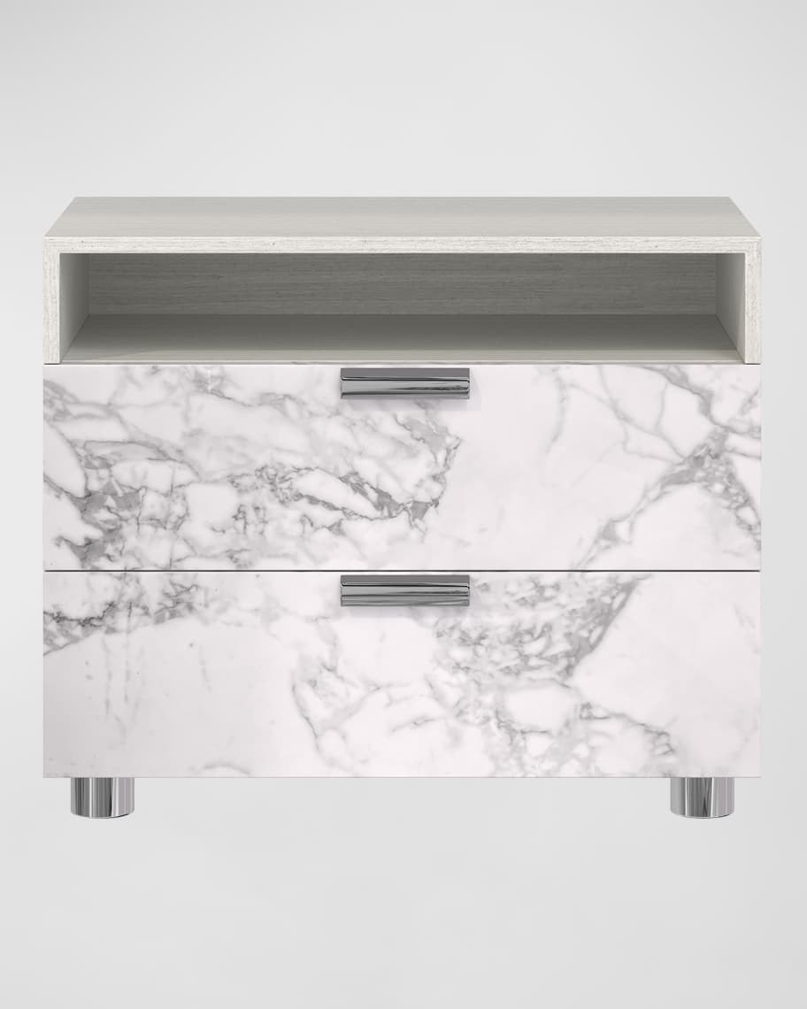 Image 2 of 4: Stratum 2-Drawer Nightstand