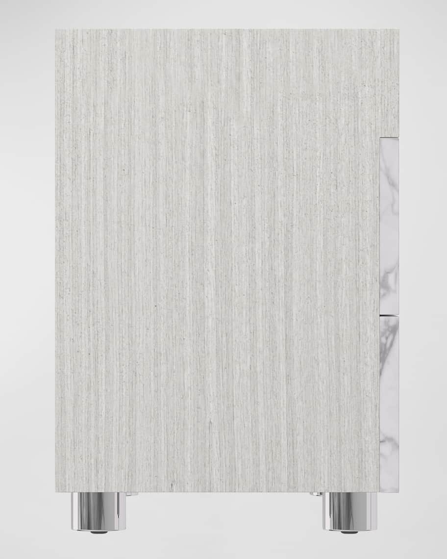 Image 3 of 4: Stratum 2-Drawer Nightstand