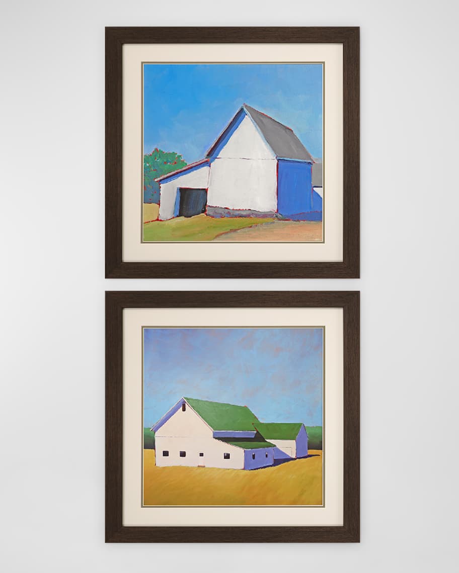 "Homestead Barn II" Giclees, Set of 2 