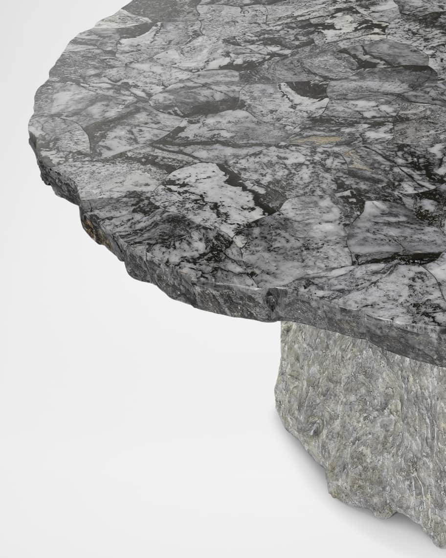 Image 2 of 2: Asher Round Dining Table, 61"
