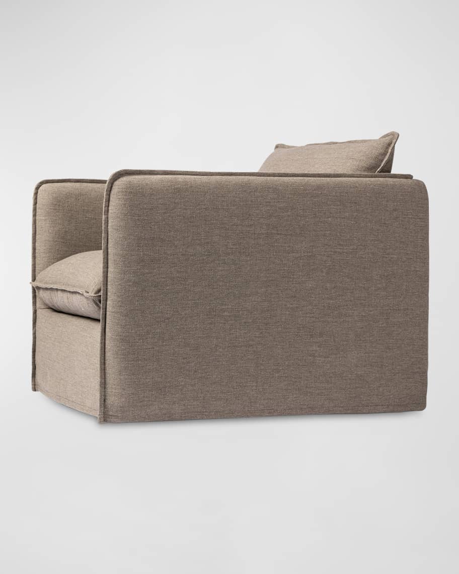 Image 2 of 5: Andre Outdoor Swivel Chair