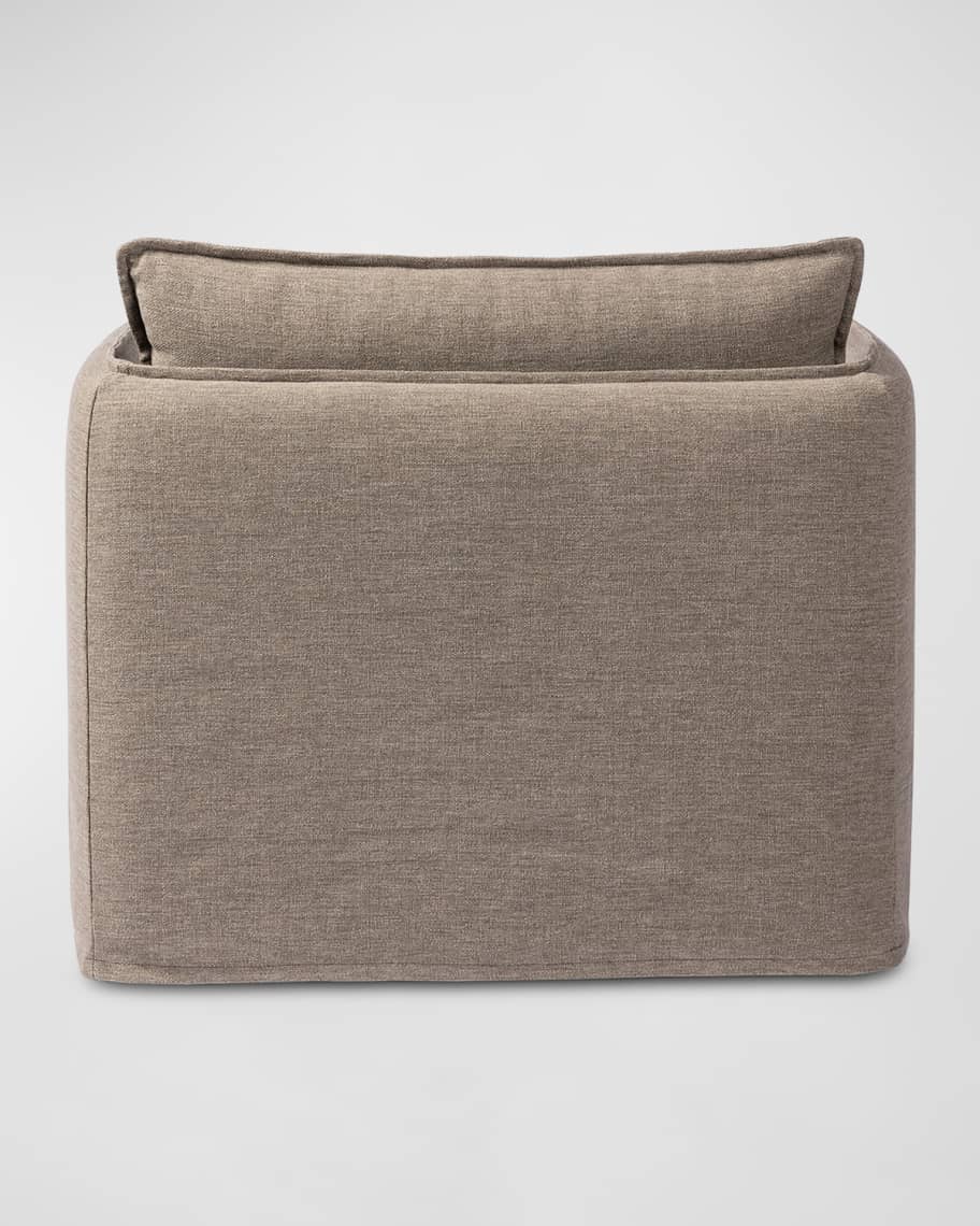 Image 3 of 5: Andre Outdoor Swivel Chair