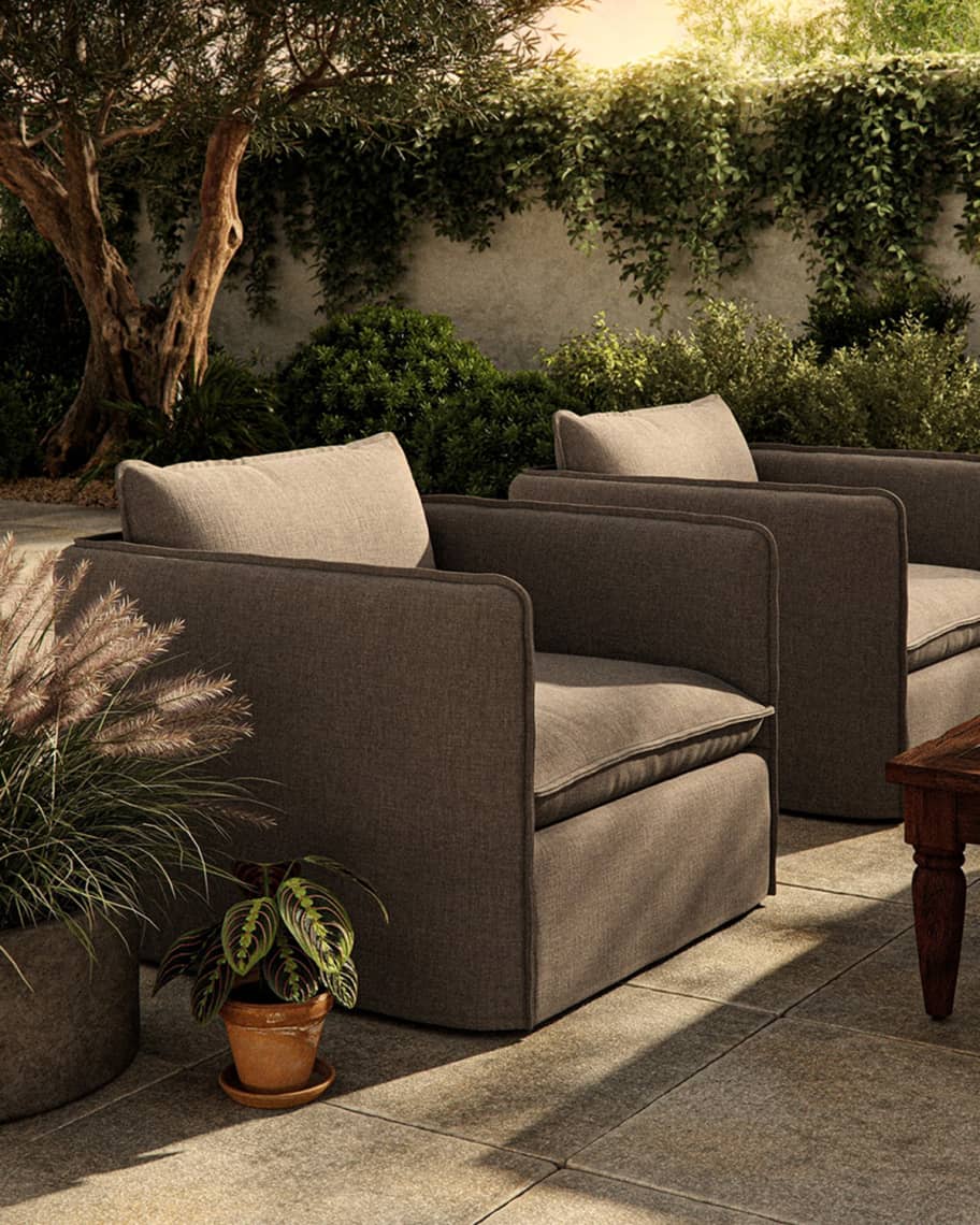 Image 1 of 5: Andre Outdoor Swivel Chair