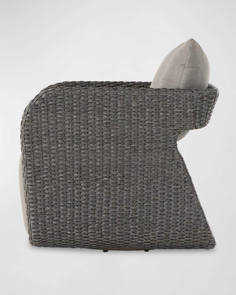 Image 3 of 5: Geneva Outdoor Swivel Chair