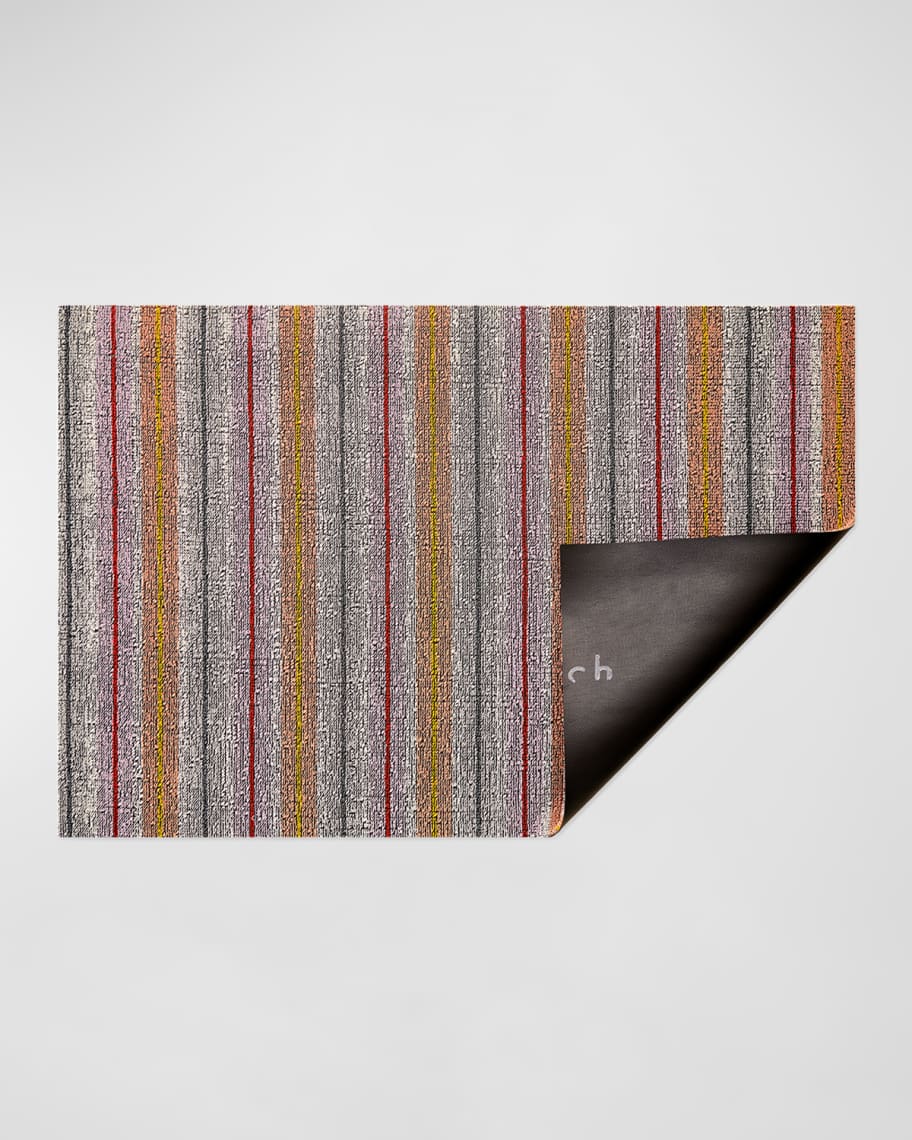 Image 2 of 3: Ribbon Stripe Indoor/Outdoor Shag Runner, 2' x 6'
