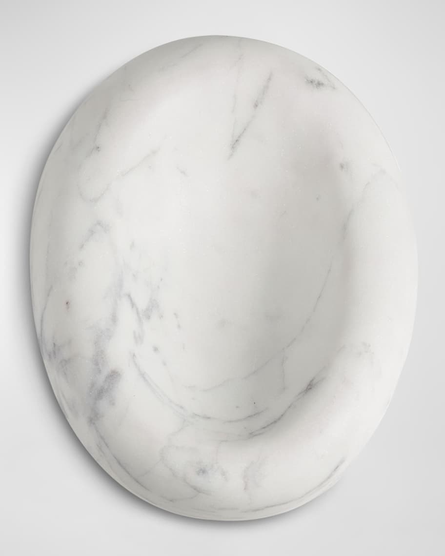Image 2 of 4: Lagoon Marble Bowl 