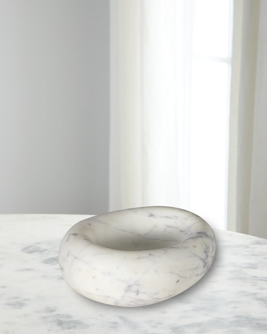 Image 1 of 4: Lagoon Marble Bowl 