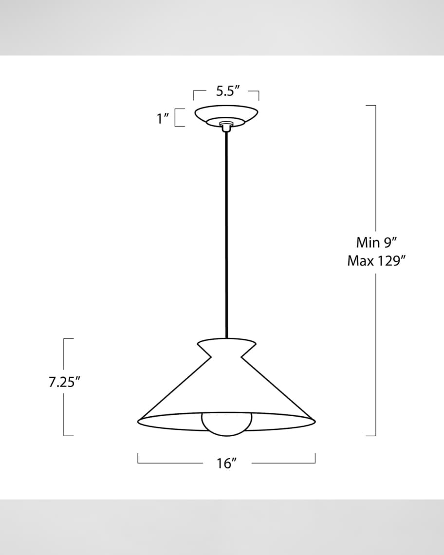 Viggo Black Pendant Light