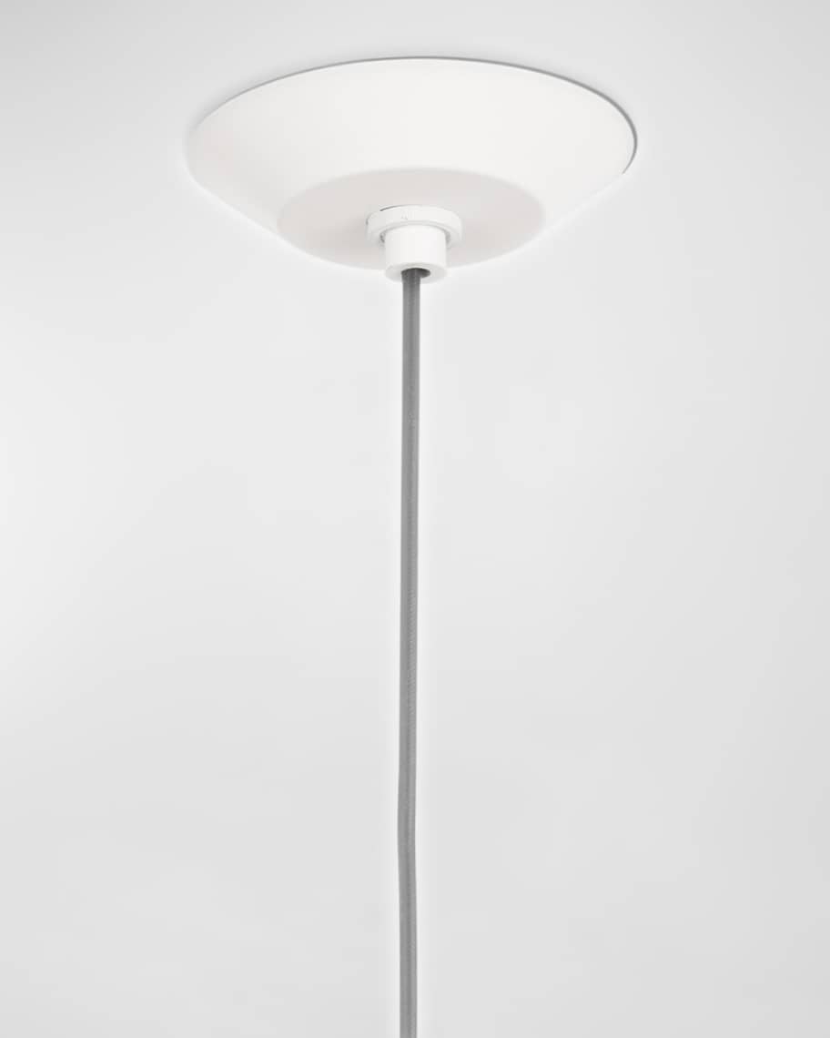 Image 3 of 4: Viggo White Pendant Light 