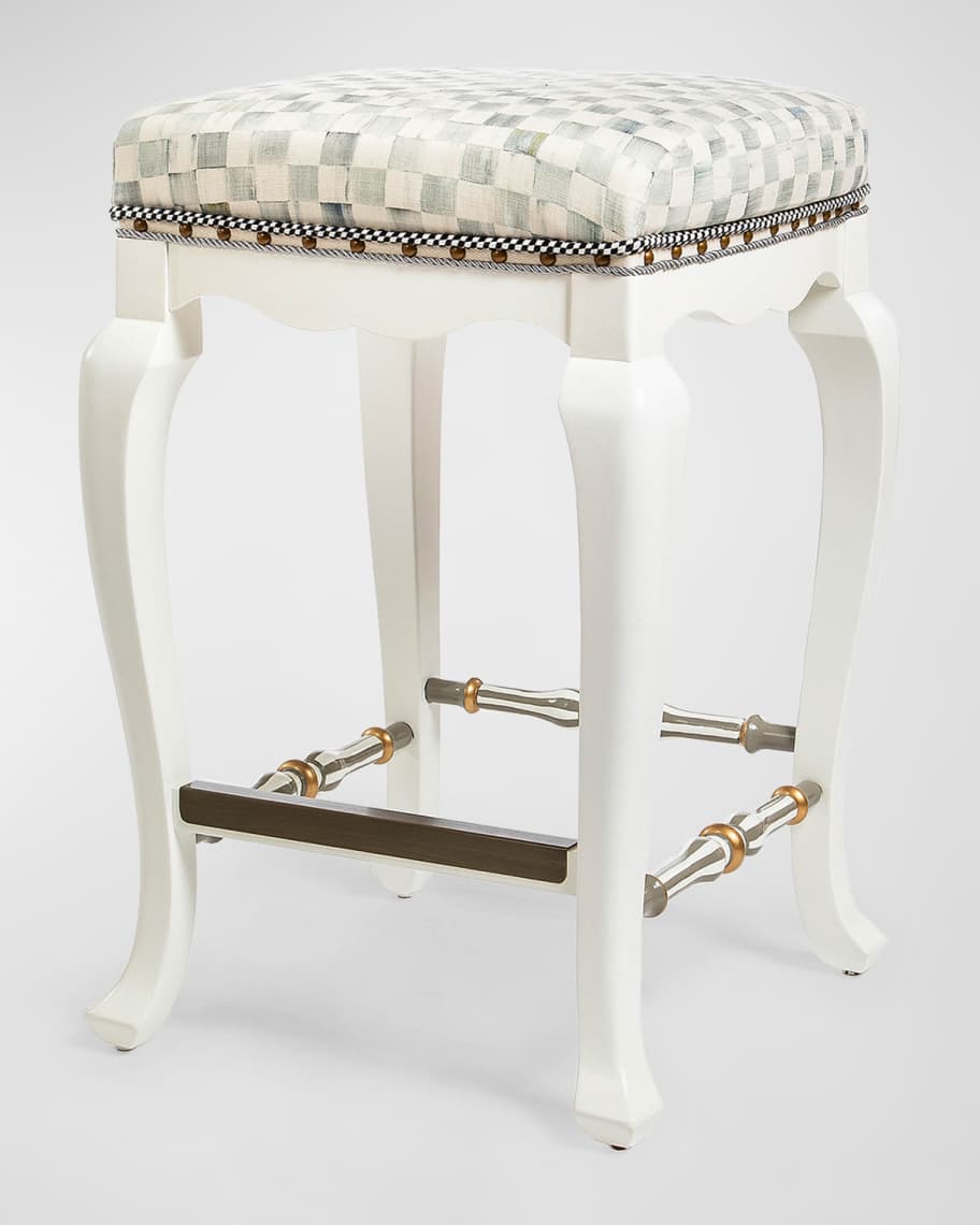 Image 1 of 2: Sterling Check 26" Counter Stool
